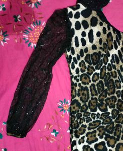Leopard Print Mini Dress