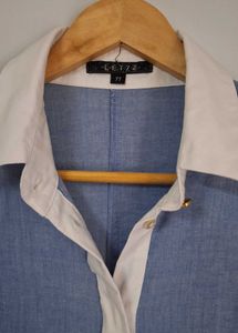 Light blue cotton shirt