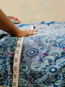 Comfortable Blue Printed Night tshirt