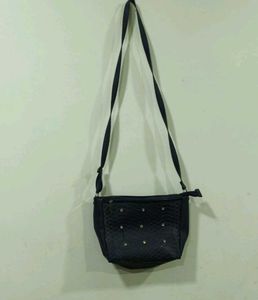 Stylish Navy Studded Crossbody Bag