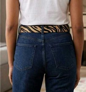 Stylish Zebra Print Belt