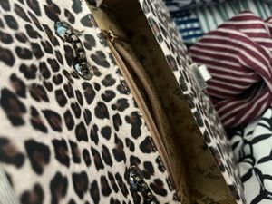 Leopard Print Clutch Bag