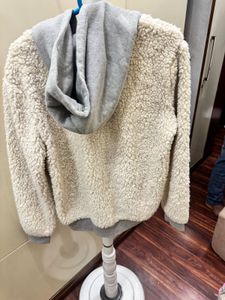 Forever 21 Cozy Teddy Fleece Hoodie Jacket
