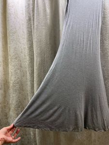Grey Sleeveless Maxi Dress