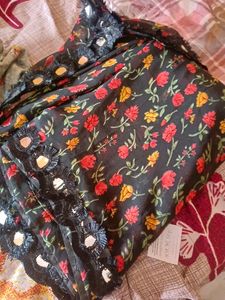 Floral Printed Saree