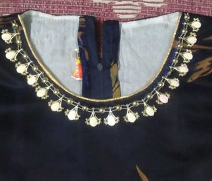 ⚠️Sale Rs349|Navy blue Floral Gown|Party Wear💙