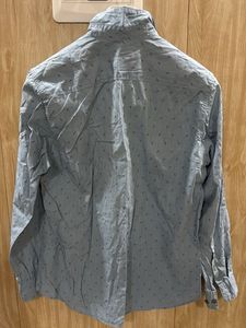 Westside Men's Light Blue Printed Casual Shirt