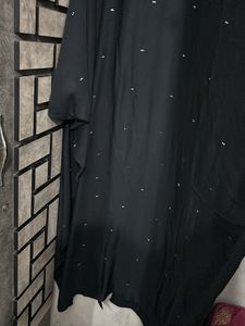 Black Abaya with Embellishments