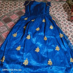 Anarkali Gown (Blue)