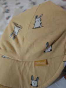 Cute Rabbit Print Baby Cap