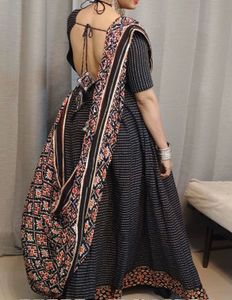 Elegant Black & White Navratri lehanga