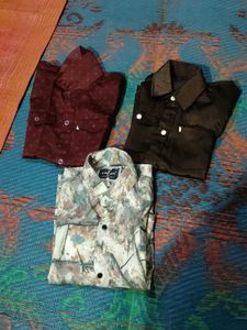 boys s Shirts (Set of 3)