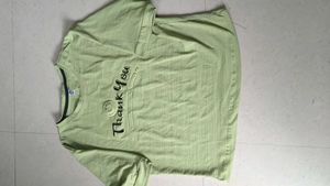 Light Green "Thank You" Graphic Tee