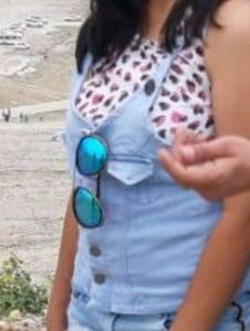 Light Blue Denim Cami Top