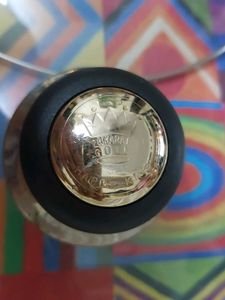 24 carat Set of 2 Glass Pot Lids