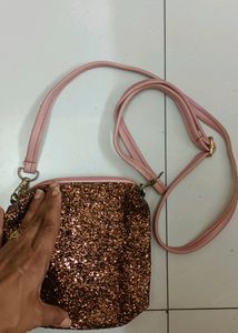 Glitter Sling Bag
