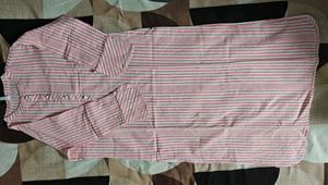 Pink &amp; White Striped Button-Up Shirt