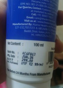 The Derma Co. Salicylic Acid Face Wash for pimple