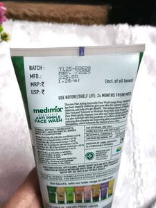 Medimix Ayurvedic Anti Pimple Face Wash 175ml | Wi
