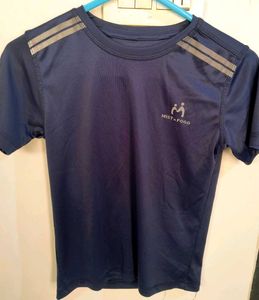 Branded - Kids Navy Blue Athletic T-Shirt + Denim