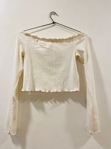 White Off Shoulder Top