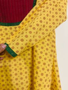 Yellow short Kurti