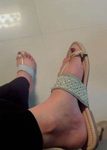 Embellished Flat Sandals