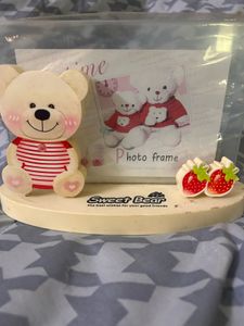 Cute Teddy Bear Photo Frame