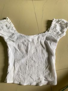 linen white top