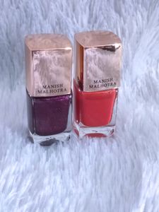 Pack Of 2 Manish Malhotra Nail Laquer
