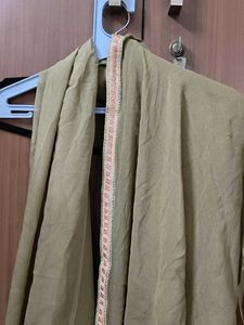 Elegant Olive Green Dupatta