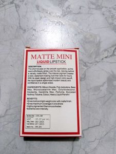 Matte Mini Liquid Lipstick - Red Edition