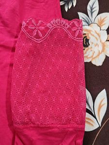 Vibrant Pink Lace Leggings🩷🩷