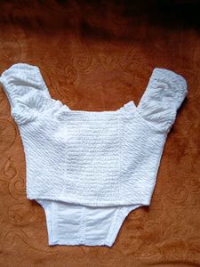 White Corset Top