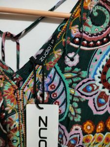 Boho Paisley Print Dress