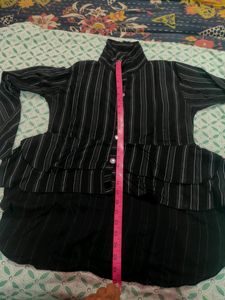 Wonderful...Striped Hi-Lo Dress