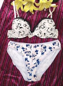 Floral Bra & Panty Set