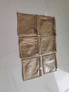 Set of 6 Zippered Pouches
