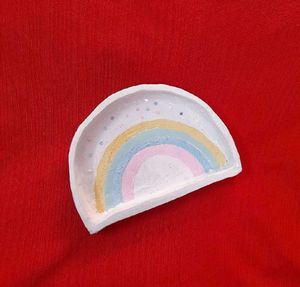 Handmade Rainbow Trinket Dish
