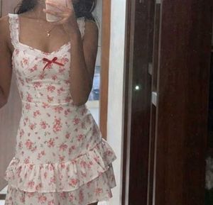 y2k floral conquete dress whimsical