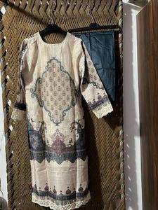 Elegant Printed Kurta Set with Dupatta