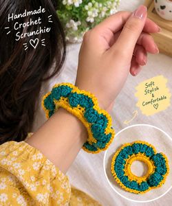 Handmade Crochet Scrunchie