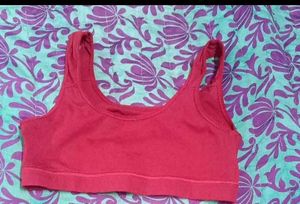 pink sports bra