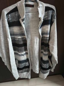 Grey Knit Cardigan