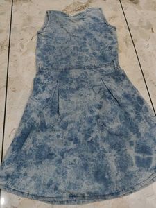 Denim Pinafore Dress