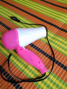 Pink &amp; White Hair Dryer