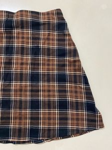 H&amp;M Plaid Mini Skirt