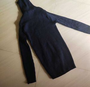 Navy Turtleneck Sweater