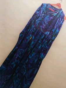 Elegant Blue Ethnic Gown