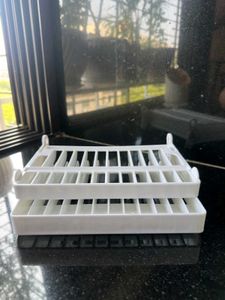 White Foldable Dish Rack